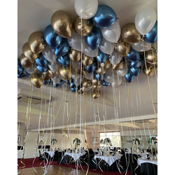 Шары под потолок "Голубые краски"  (68 шт)