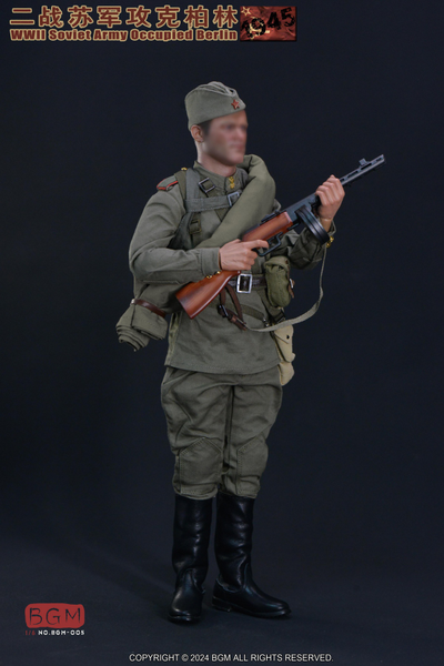 Комплект красноармейца в Берлине (с ППШ) - Коллекционный КОМПЛЕКТ 1/6 WWII Soviet Army Occupied Berlin 1945 Accessories Set (BGM-005B) - BGM