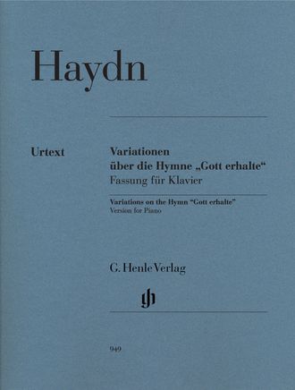 Haydn Variations on the Hymn "Gott erhalte", Version for Piano