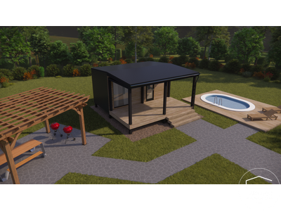 Модуль дома "Фиеста" (с крытой террасой)