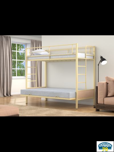 Двухъярусная кровать-диван Дакар 1 Слоновая кость