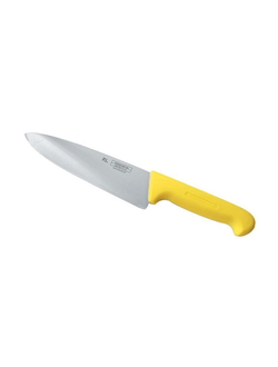 Нож поварской 20 см, желтая ручка