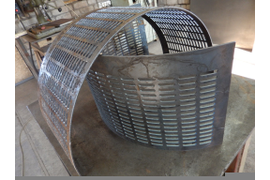 Сито РДМ-600 с ячеей 35*7 для игольчатой щепы на производство арболита