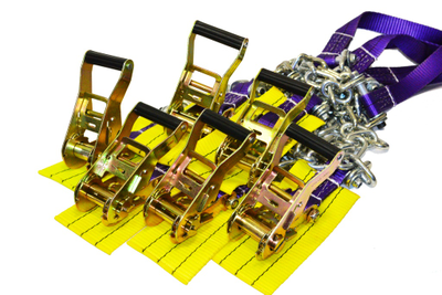 Комплект браслетов противоскольжения Secura 4WD R21-R22,5 с храповым механизмом 6 шт