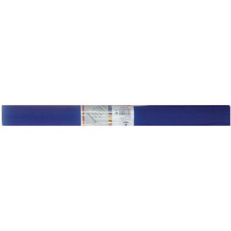 Бумага для творчества креповая WEROLA, 50см*250см 32г/м тёмно-синяя, 12061-1