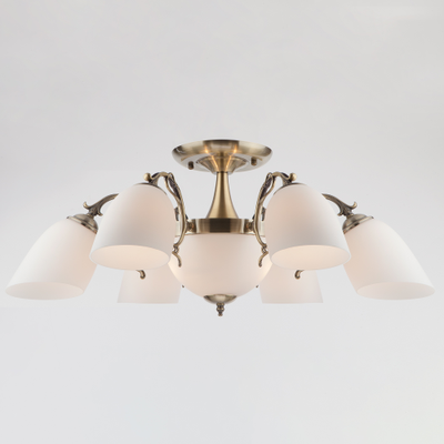 Классическая потолочная люстра 22010/6+2 античная бронза Ariele