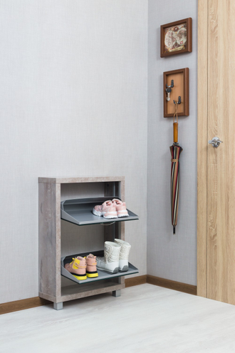 Обувница Айрон-2 (фасад Зеркало)