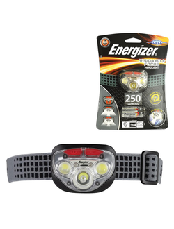 Фонарь налобный светодиодный ENERGIZER Headlight Vision HD + Focus, 5хLED, питание 3хААА (в комплекте), E300280702