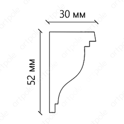 Карниз гладкий SKT33