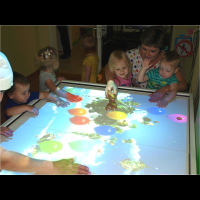 Интерактивная песочница Sandbox два в одном умный стол (с креплением)