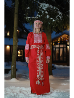 Платье славянское из крапивы "Женское счастье"