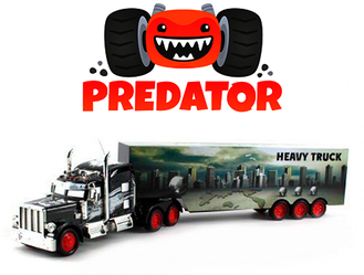 ГРУЗОВИК ТЯГАЧ С ПРИЦЕПОМ HEAVY TRUCK PREDATOR