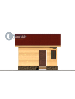 Б-21 ГАБАРИТНЫЕ РАЗМЕРЫ: (4Х5М) 1 ЭТАЖ, ОБЩАЯ ПЛОЩАДЬ: 18М²