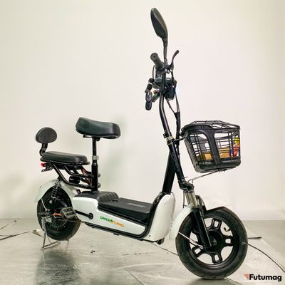 Электромопед GreenCamel Тайфун 400 (400W 48V12Ah ) быстросъем Черный