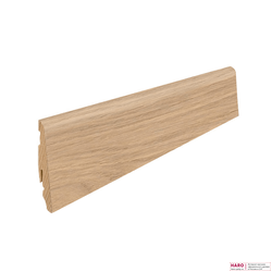 Плинтус HARO Дуб Пуро Белый Маркант браш 410724, 2,2 м