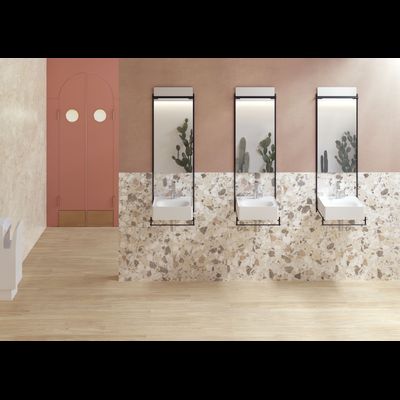 Wood-X, 20х120 см, керамогранит, Орех Кремовый Матовый R10A Ректификат (9 мм), K949581R