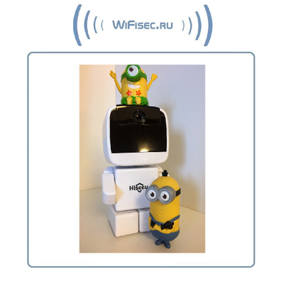 DE-WMrobot-clock Видеоняня WiFi-LAN видеокамера моторизированная с DVR, HD 960 p (cam360)
