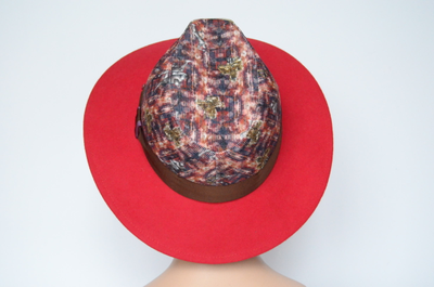 итальянская фетровая мужская шляпа зимняя