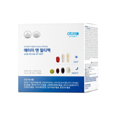 Содержимое дневного и вечернего пакетов Мультипака Атоми