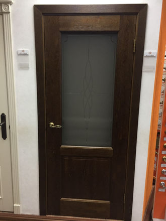 Межкомнатная дверь "Селена" античный орех (глухая)