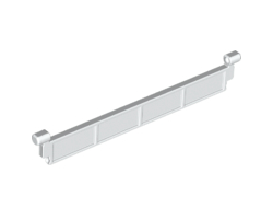 Garage Roller Door Section without Handle, White (4218 / 4180217 / 4188315 / 6325974)