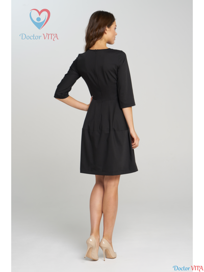 ПЛАТЬЕ медицинское Dr.Super "Happy" черное