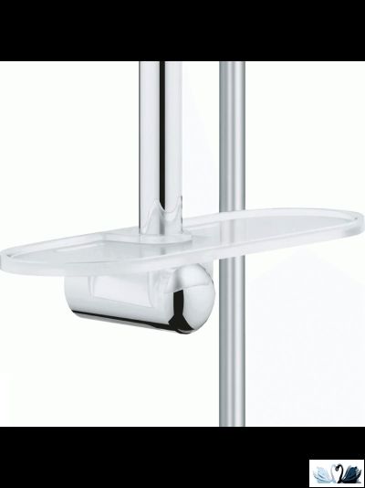 Набор смесителей Grohe BauEdge (для ванной 23604001, для раковины 23330001, душевой гарнитур 27926003 с лейкой, штангой и полочкой)