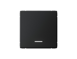 Systeme Electric ArtGallery Карбон Выключатель 1-клавишный с подсветкой, сх.1а, 10АХ, механизм GAL00