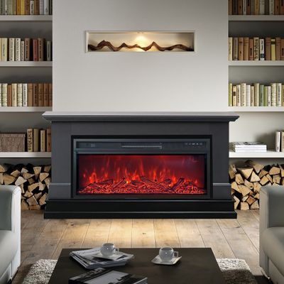 Линейный электрокамин Elton GR с очагом Pulsar 38