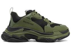 Кроссовки Balenciaga Triple S хаки в Саратове