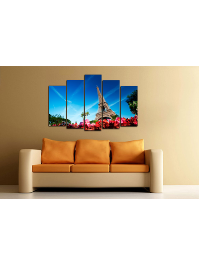 Модульная картина "Небо Парижа"