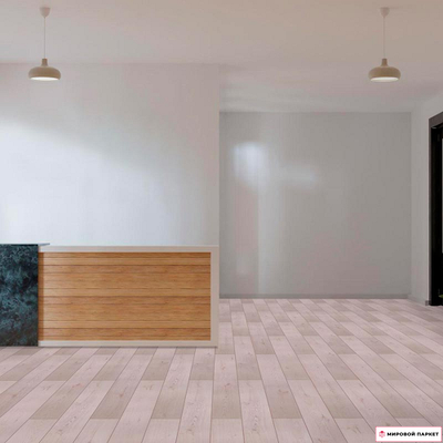 Ламинат My Step Sky Дуб белый MS810 33 класс толщина 10 мм с фаской 1.536 м2