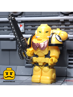 Конструктор фигурка Космодесантник, легион Имперские кулаки, Вархаммер 40000