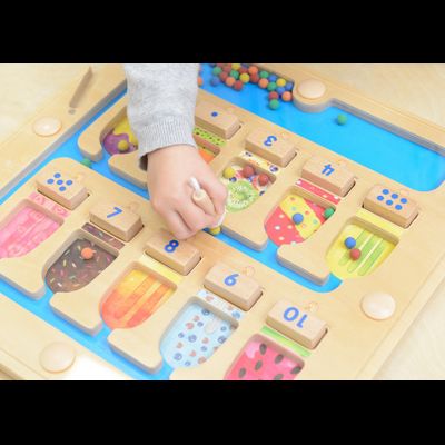 Панель "1-10 - магнитный счет"