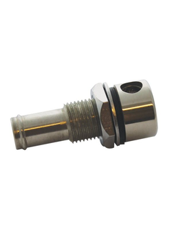 Головка дренажная из хромированной латуни 31115 14 мм
