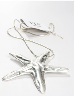 Подвеска "Морская звезда" серебро