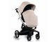 Коляска 2в1 ibebe i-stop Экокожа Beige, CHROME рама