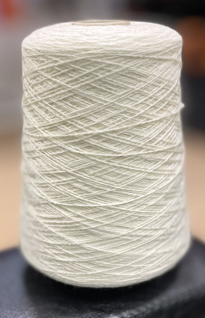 Loro Piana art. COARSEHAIR  2/11  100% WS кашемир Nm. 550 m/100 gr. цв. WHITE VAPOR белый пар