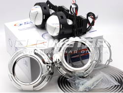 Sariti S5 с крепежными рамками, масками, шпильками, герметиком Hot Pro (набор для рефлекторных фар)