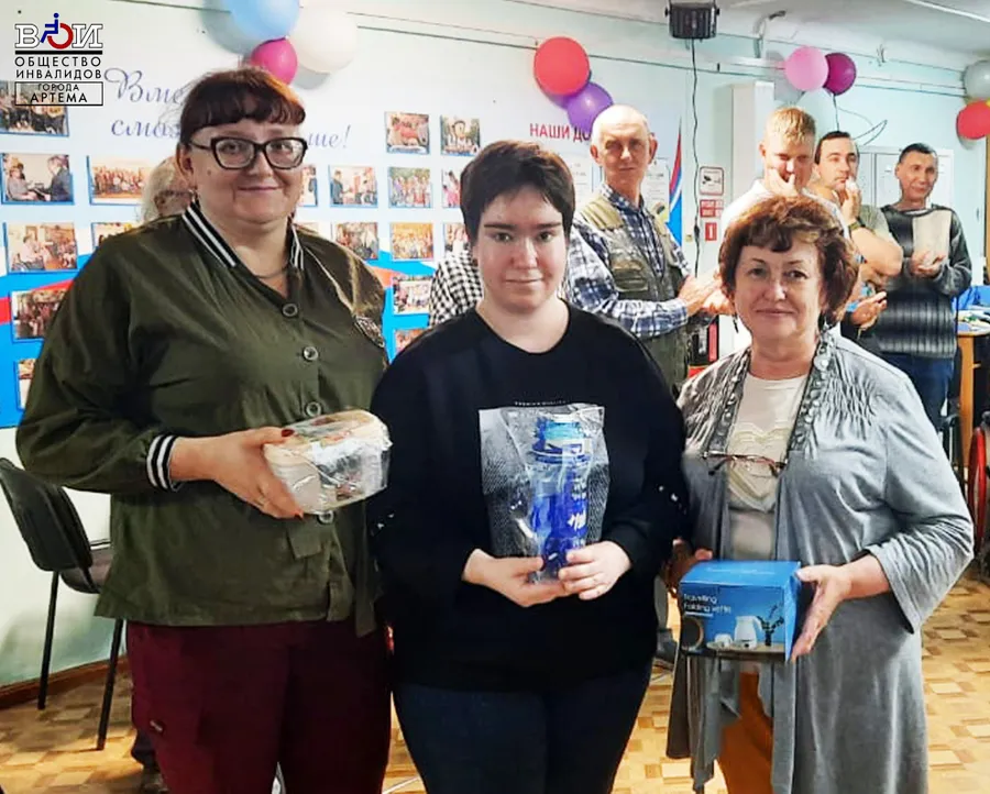 Спортивные соревнования в обществе инвалидов г. Артема 14.06.2024