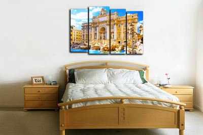 Модульная картина "Фонтан треви"