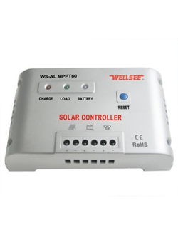 СОЛНЕЧНЫЙ КОНТРОЛЛЕР WS-ALMPPT60 60A С ТАЙМЕРОМ ОГРАНИЧЕНИЯ МОЩНОСТИ 48 В