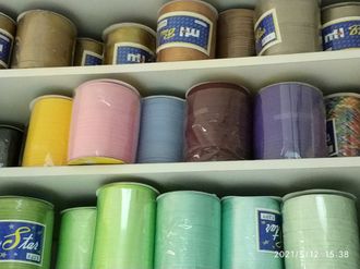 Косая бейка х/б  15мм, 132м