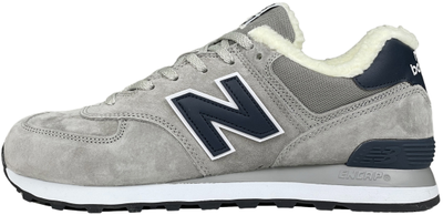 New Balance 574 Grey Blue с мехом