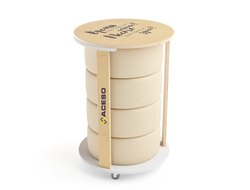 Стойка для кабинета психолога с подушками