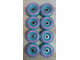 Kолеса для квадов с подшипниками Impala Aqua 8 шт