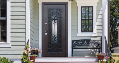 Стальная дверь   Русь. Заказная модель.