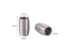 МАГНИТНАЯ ЗАСТЁЖКА "ЦИЛИНДР" ИЗ НЕРЖАВЕЮЩЕЙ СТАЛИ  - 6мм - СТАЛЬ