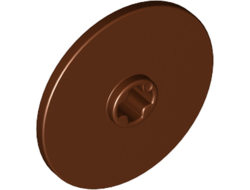 Technic, Disk 3 x 3, Reddish Brown (2958 / 6288632)