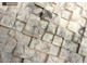 Декоративный камень под сланец  Kamastone Шахматы 3Д мозаика 7062, белый с серым